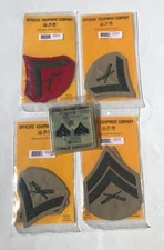 Lot of Officers Equipment Company Chevrons Patches Badges