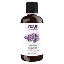 NOW Essential Oils, Lavender Oil, Soothing Aromatherapy Scent,  Assorted Sizes 