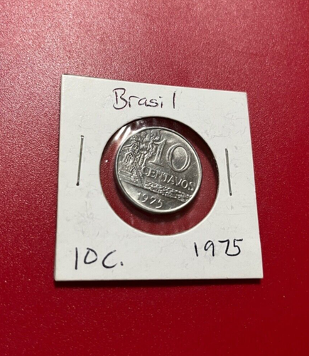 1975 10 Centavos Brasil Pièce de Monnaie - Beau World - Photo 1 sur 2