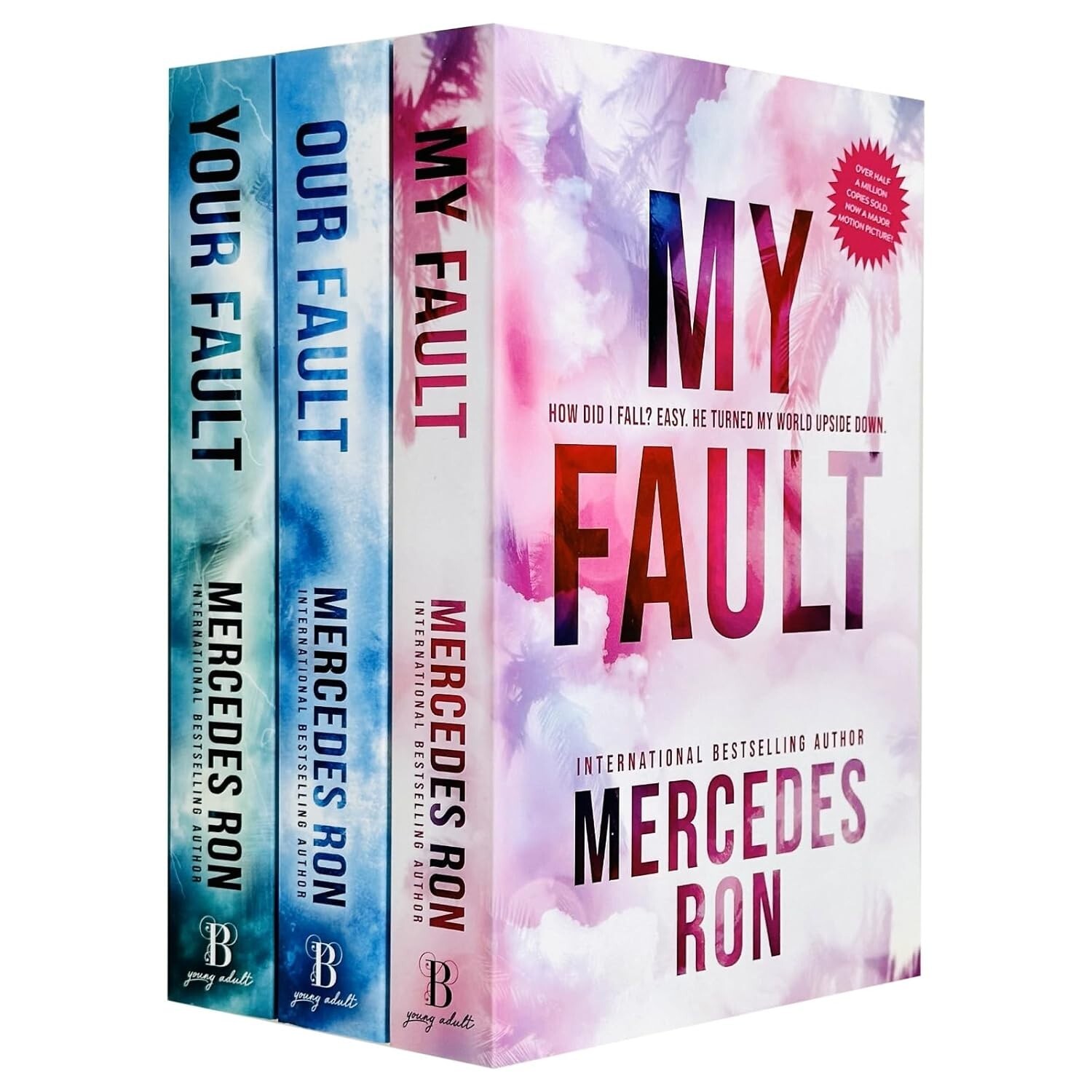 Mercedes Ron Culpable Series 3 Books Collection Set My Fault, Your Fault & Our