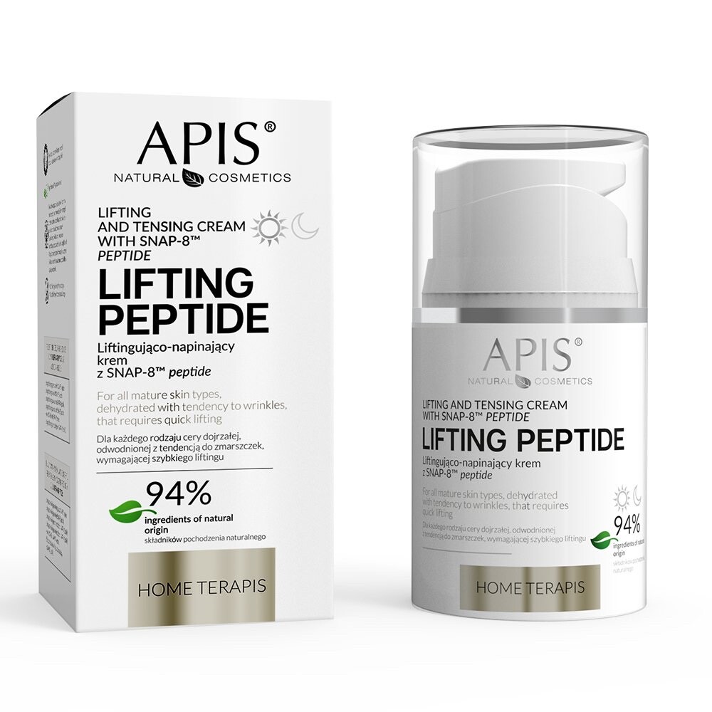 Apis Natural Cosmetics Lifting Peptide Snap-8™ Firming & Lifting Day Cream For Mature Skin 50 Ml - Image 3