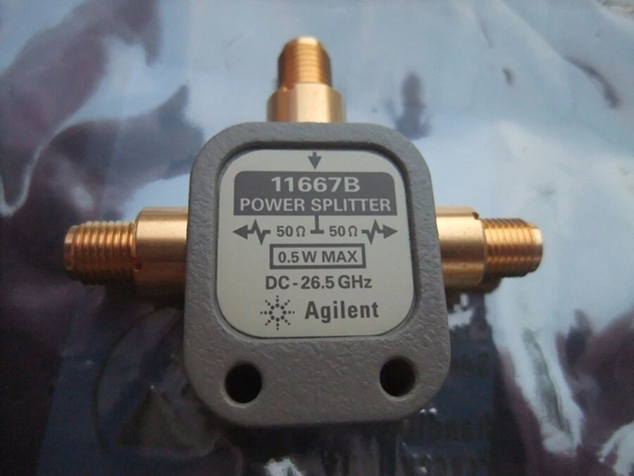 Divisor de alimentación Agilent HP Keysight 11667B CC a 26,5 GHz Foto 3 de 4