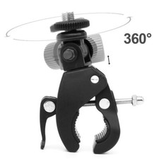 2Pcs Bike Motorbike Handlebar Clamp Roll Bar Mount Adapter For GoPro 9 8 7 6 5 4