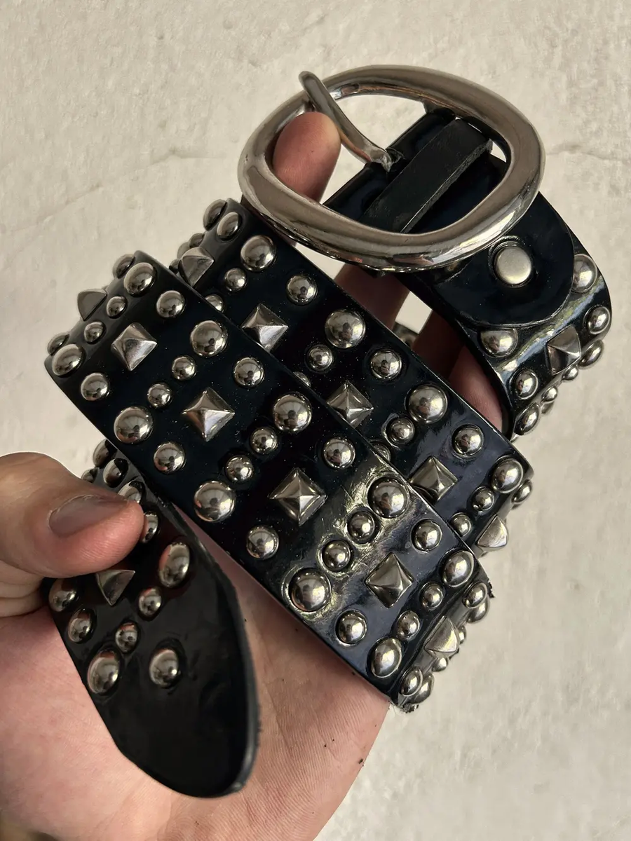 VINTAGE STREETWEAR JAPANESE PUNK SPIKES LEATHER BELT 90S | eBay VINTAGE STREETWEAR JAPANESE PUNK SPIKES LEATHER BELT 90S | eBay
