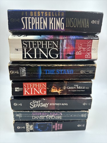 Stephen King Lot Bundle Of 7 Paperback Books Novels Horror, Thriller, Crime - Picture 2 of 24