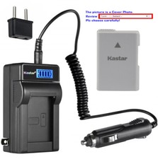 Kastar Battery LCD AC Charger for Genine Nikon EN-EL14A  OEM Nikon MH-24 MH24