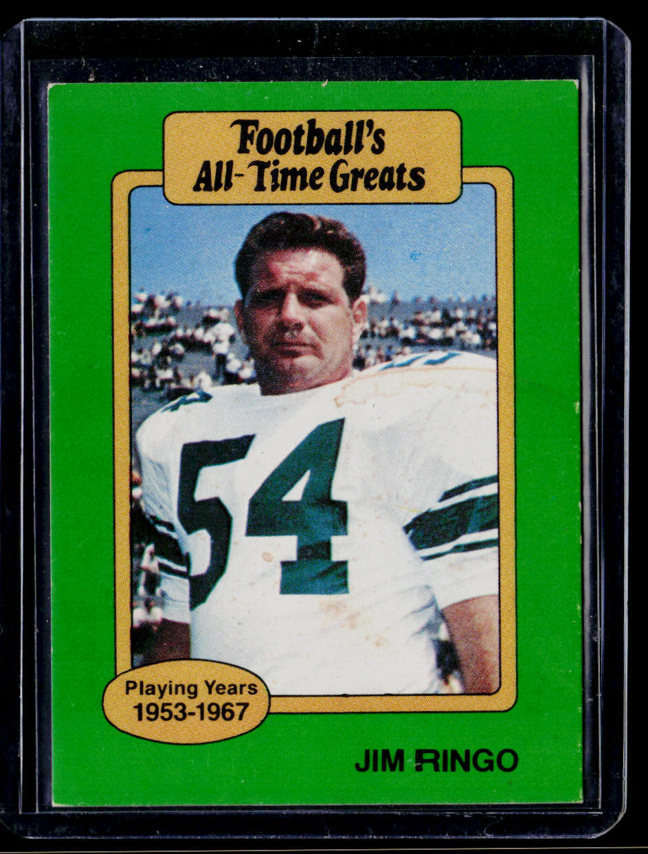 1987 Hygrade Football's All-Time Greats #NNO Jim Ringo