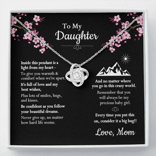 To My Daughter Necklace, Birthday Gift 
