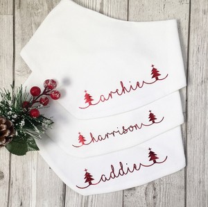 personalised dribble bibs