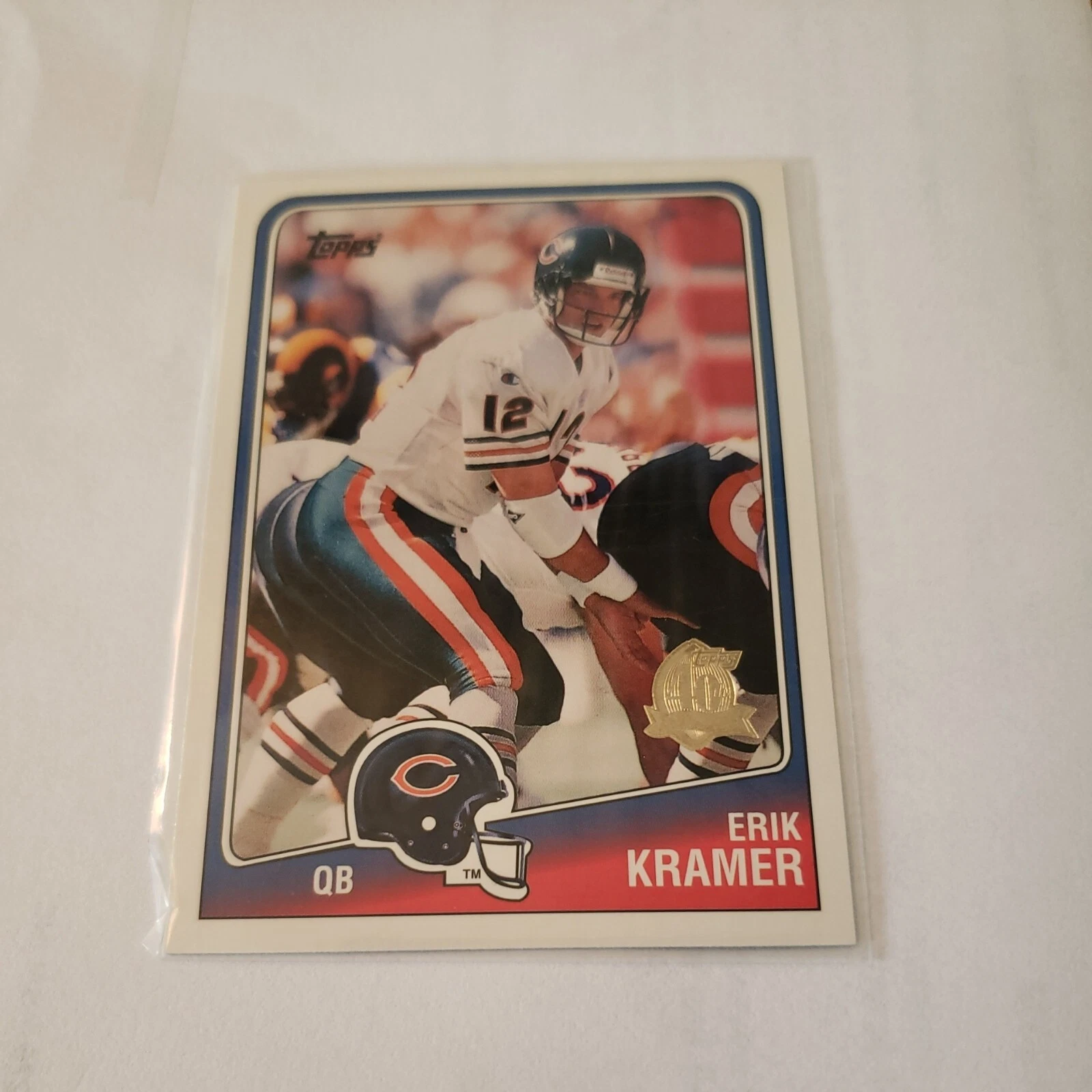 1996 Topps Chrome - 40th Anniversary Retro Refractor #33 Erik Kramer