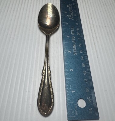Farberware Breeze Gold Silverware Flatware Tea Spoon Gold Electroplate