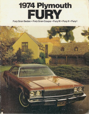 Plymouth Fury 1974 USA Markt Verkaufsprospekt I II III Gran Limousine Coupe