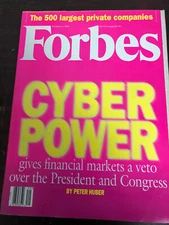Vintage Forbes December 1996 Magazine - Cyber Power