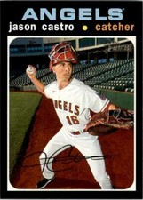 Jason Castro 2020 Topps Heritage High Number #627 Angels