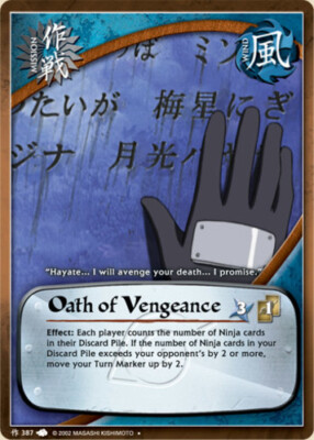 Oath of Vengeance - M-387 - Uncommon - 1st Edition - Foil A New Chronicle NM/LP 