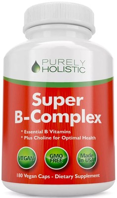 Vitamin B Complex - 8 Super B Complex Vitamins with Choline & Inositol Vita