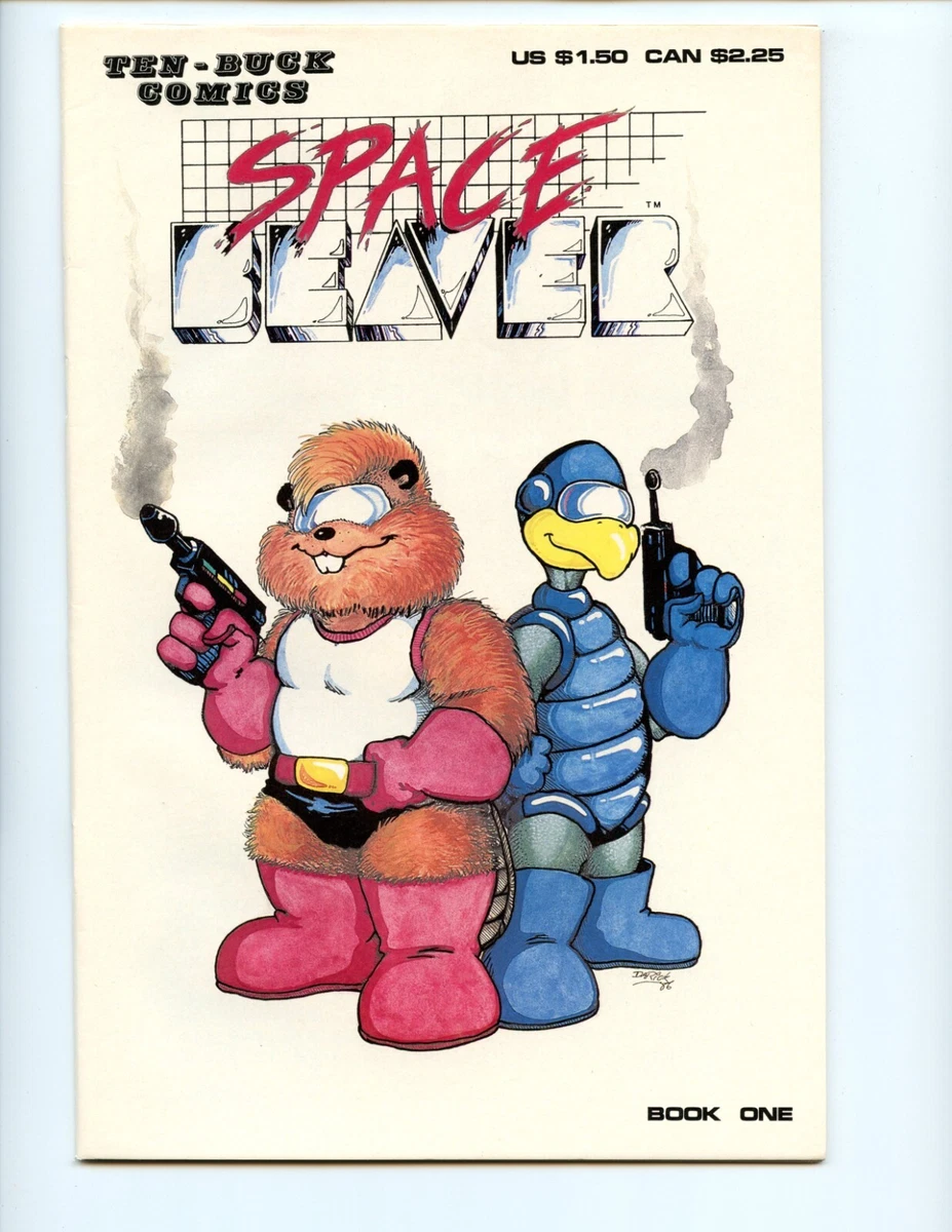 Space Beaver #1 Comic Book 1986 VF Darick Robertson Ten-Buck | eBay