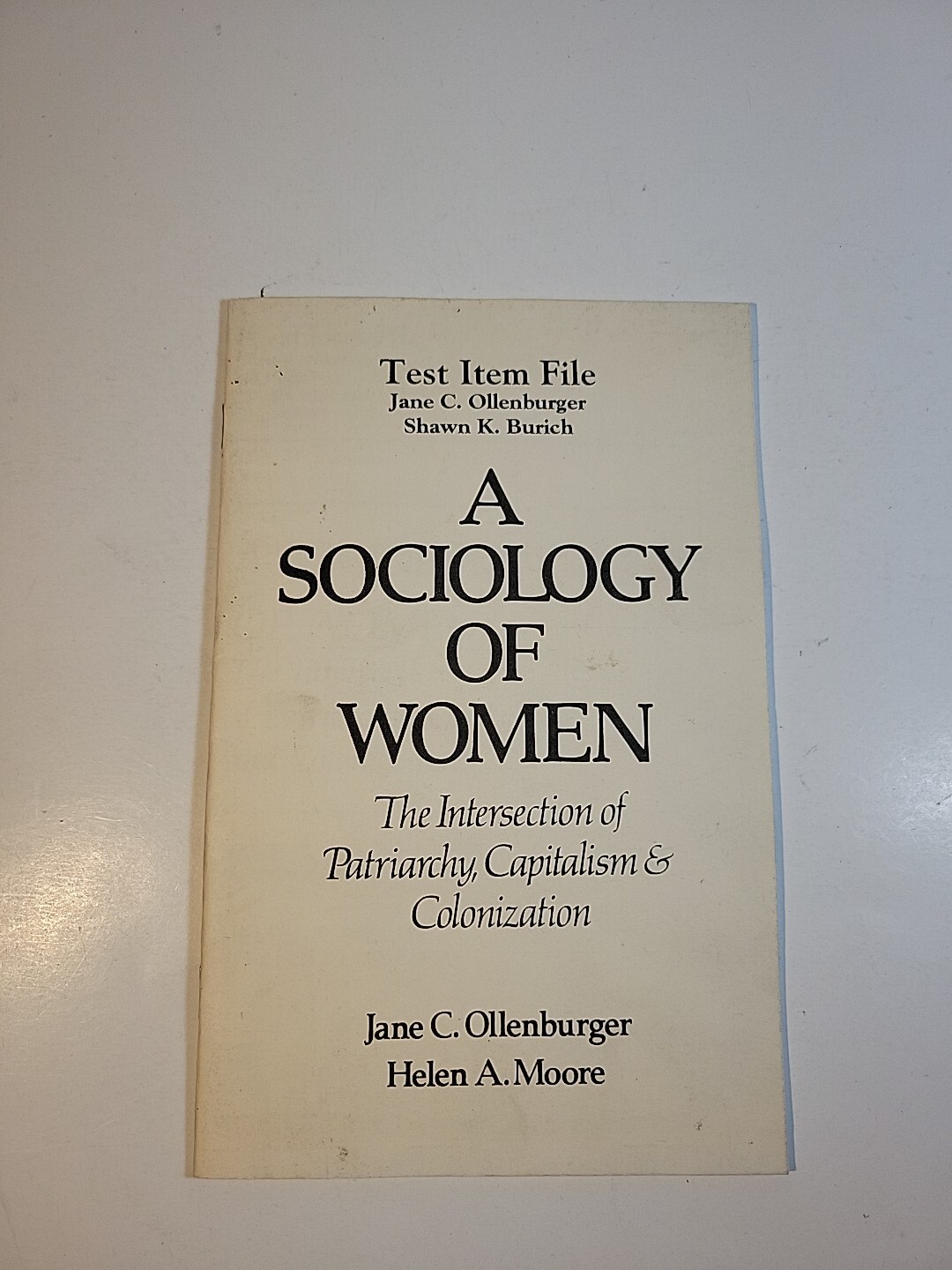 Sociology of Women : The Intersection of Patriarchy, Capitalism and ...