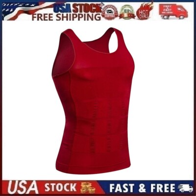 Slim N Lift Body Shaper Slimming T-Shirt Vest for Men Undershirt
