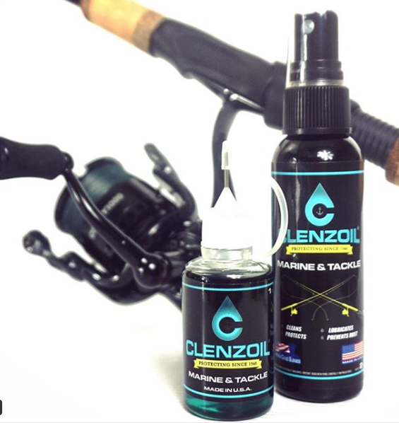 CLENZOIL Marine Tackle Oil Fishing Rod Reel Boat Motors oz