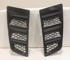 Bonnet Vent Hood Vent CIVIC RR Style ABS Universal Air Scoop Duct Vent Unpainted