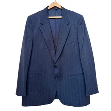 Lanvin Paris x Barneys NY 100% Wool Blazer Made in USA British Fabric