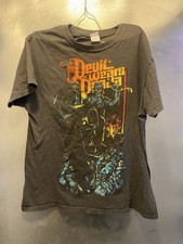 The Devil Wears Prada Vintage Band Shirt "DEATH RIDER" Size Medium RARE M&O knit