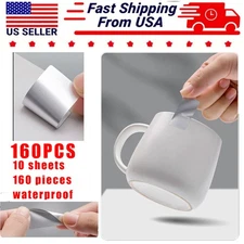 160Pcs Waterproof Oilproof Adhesive Labels Name Stickers For Food Medicine​