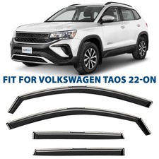 Rain Guards Vent Visors Shade for 2022-2026 Volkswagen Taos SHATTERPROOF