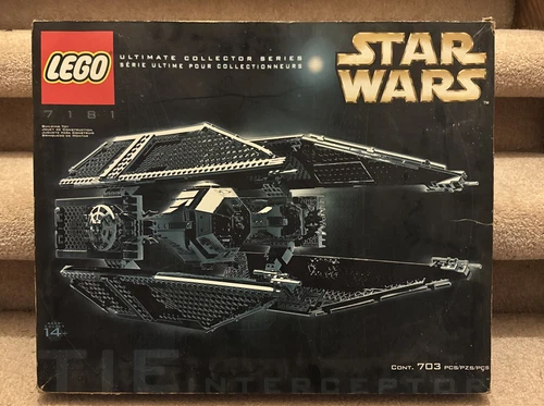 READ BOX ONLY Lego 7181 Star Wars Tie Interceptor UCS BOX ONLY Vintage