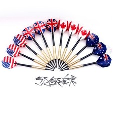 12Pcs Soft Tip Darts 14g For Electronic Dartboard With 36 Extra Tips Games B