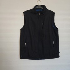 Cody James Core Men's Large Black Softshell Fleece Lined Vest Western Outdoor