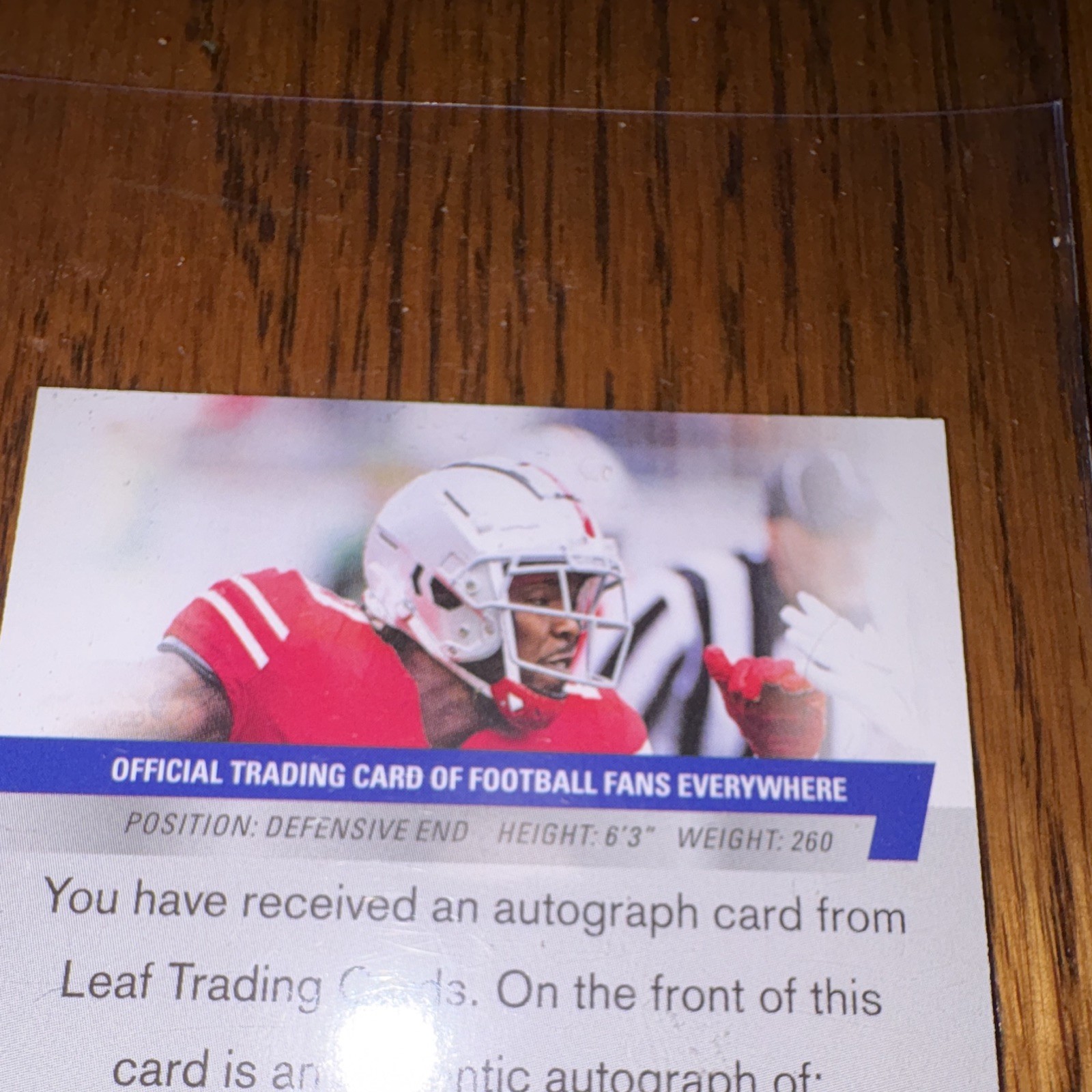 Leaf 2022 Pro Set Draft Autographs Tyreke Smith #PSA-TS2 Auto RC Ohio St view 4