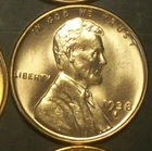1938-S CHOICE BU - AWESOME LINCOLN WHEAT CENT - GOOD LUSTER - SEE PICS!!