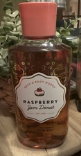Bath And Body Works Raspberry Jam Donut Aloe Vitamin E Shower Gel 10 Fl.Oz