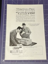 1960 PRINT AD THERMO-FAX MINNESOTA MINING AND MANUFACTURING COMPANY ST PAUL MN