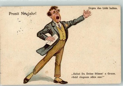 13962527 - publisher WS + SB 1039 humor New Year Saenger o Graus HGL 1930