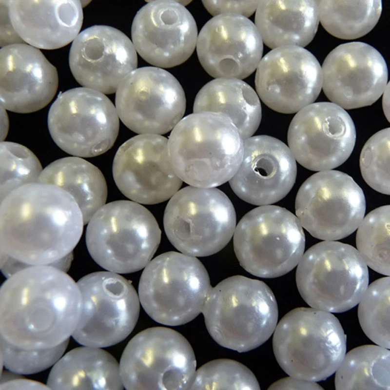 Wachsperlen m Loch Rosenperlen 250g Dekoperlen Hochzeit Streudeko 8mm oder 14mm - Bild 4 von 4