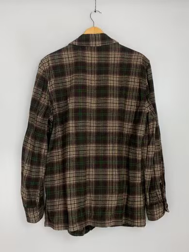PENDLETON Jacket/ Medium/ Wool/ Brown/ Check/ 50s… - image 2
