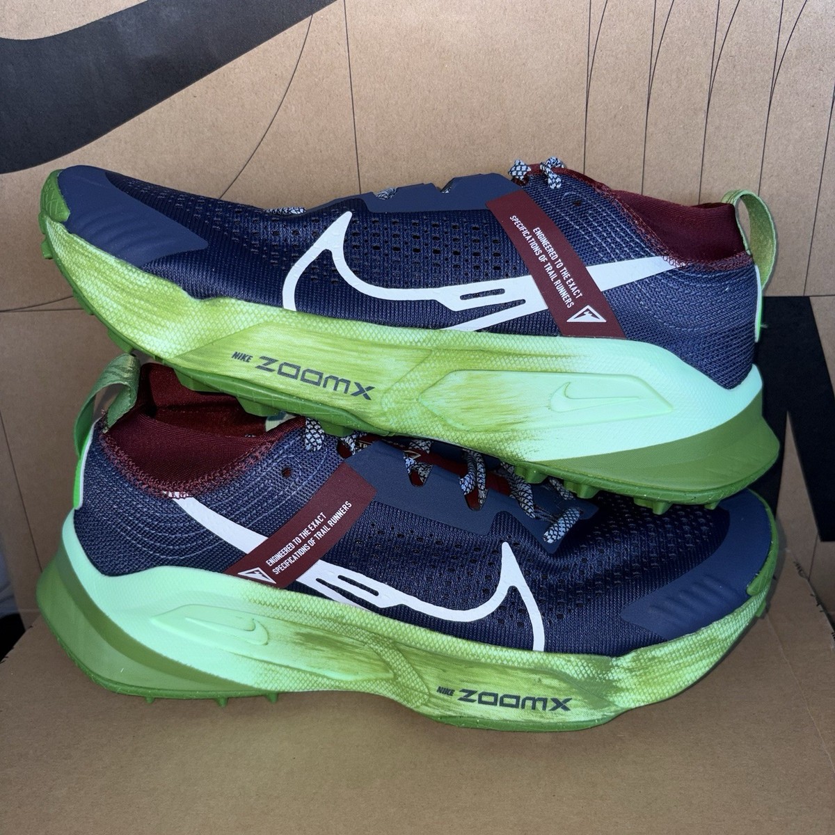 NEW Nike ZoomX Zegama Trail Running Thunder Blue Womens Size 9.5