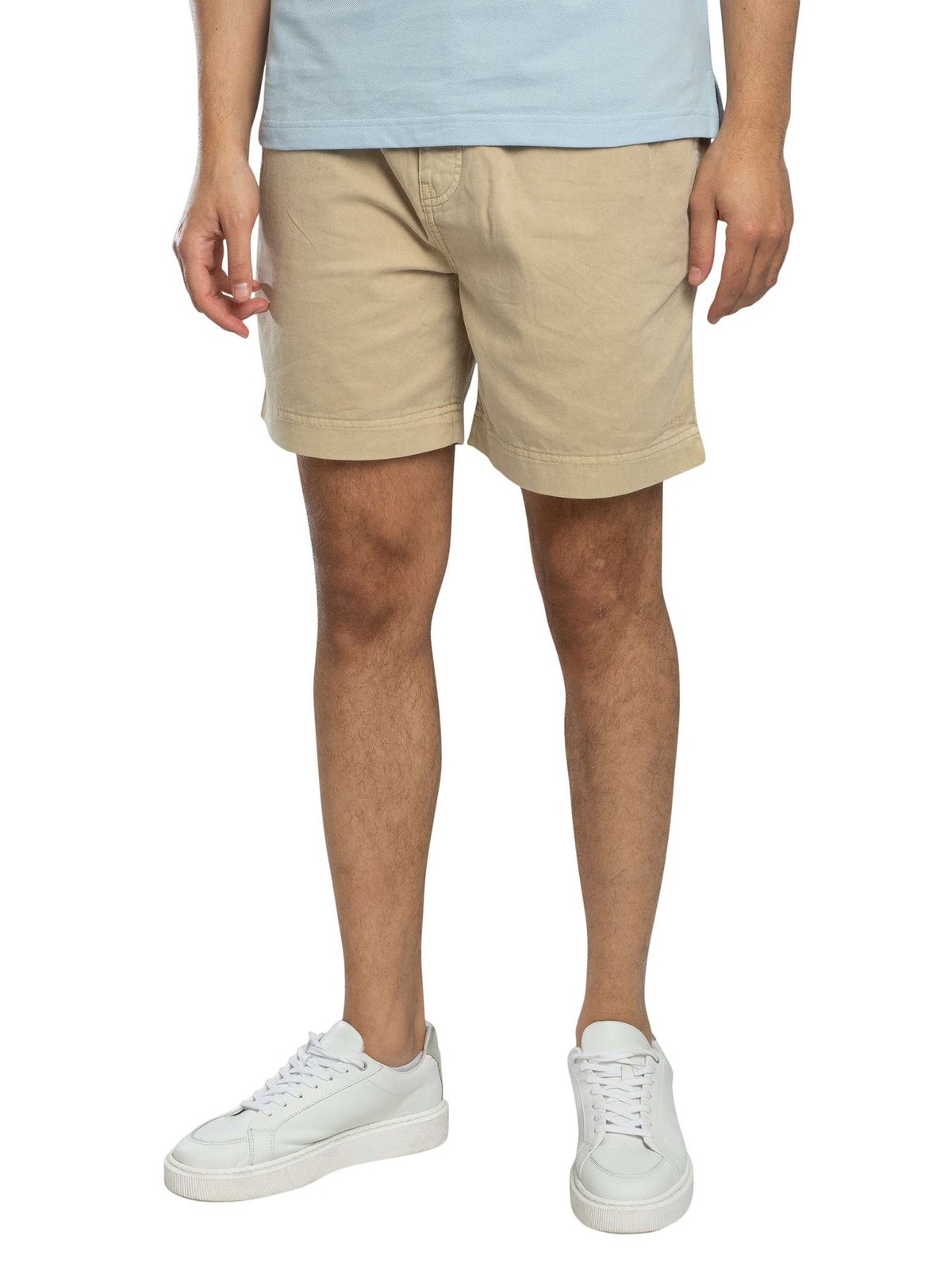 GANT Regular Sunfaded Shorts, Oat Beige - XL