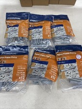 JOBLOT Pack of 72 RAWLPLUG Nylon Frame Fixing 10 x 80mm