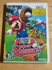 Mario Super Sluggers Nintendo Wii video game With Case Booklet Artcover