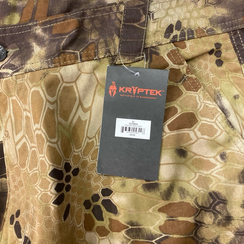Kryptek Camo Cargo Pants Mens XL 40 Stalker Stealth Hunting Double Knees NWT - Image 4 of 4