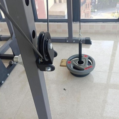Gym Pulley Block Rack Mounted Swivel Pulley Accessories Heavy Duty Strength