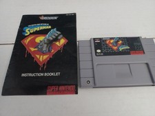 Death and Return of Superman Snes 1994) W/Manual
