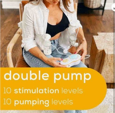 Beurer BY70 Dual Wearable Breast Pump, Avent & Nuk Compatible, 10 Pump Levels