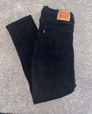 Levi  s 511 Slim Fit Jeans Black Mens 34x32 Work Outdoor Preppy Casual Western