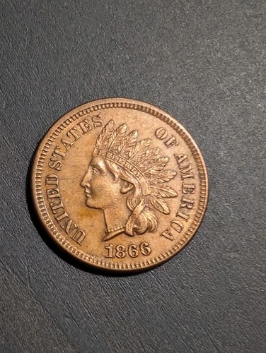 1866 Indian Head Cent 1c XF++/Almost Uncirculated Key Date Details