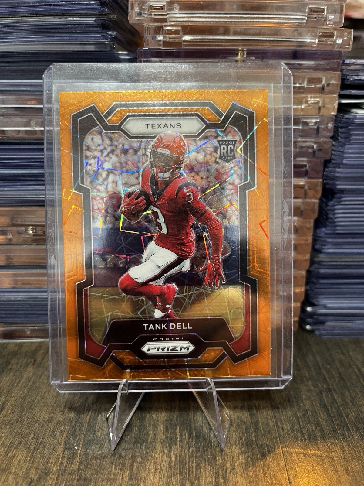2023 Panini Prizm - Rookies Tank Dell #341 Lazer Prizm (RC)